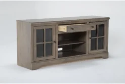 Preston II 70" Tv Stand -Home Furniture 305219 beige wood media console side 19