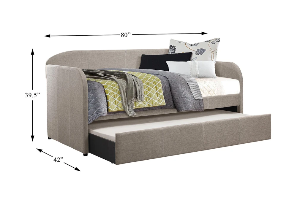 Wichfield Grey Twin Daybed With Trundle 3 Wichfield Grey Twin Daybed With Trundle - Image 3