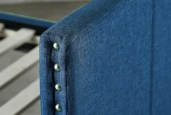 Tulney Blue Twin Upholstered Daybed With Trundle 26 Tulney Blue Twin Upholstered Daybed With Trundle -Home Furniture 305506 blue fabric daybed detail 48