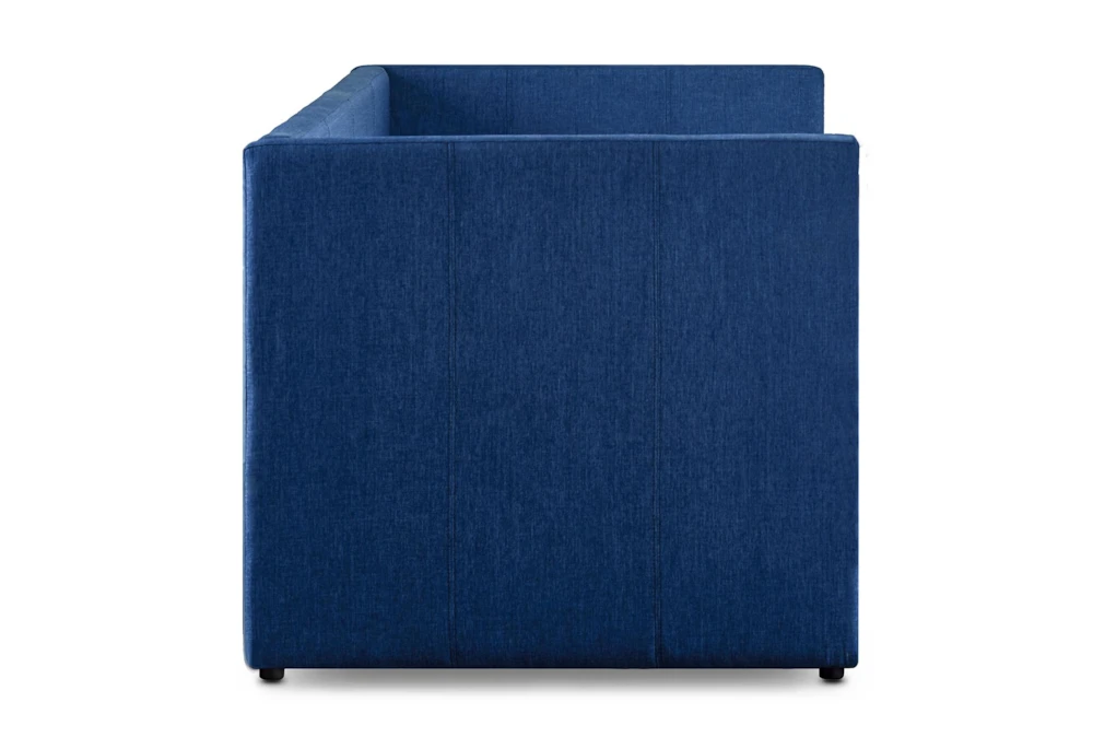 Tulney Blue Twin Upholstered Daybed With Trundle 4 Tulney Blue Twin Upholstered Daybed With Trundle - Image 4