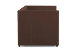 Tulney Chocolate Twin Upholstered Daybed With Trundle -Home Furniture 305509 brown fabric daybed side 15