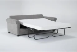 Athos Vintage 78" Full Sleeper Sofa -Home Furniture 305940 grey fabric sleeper side 19