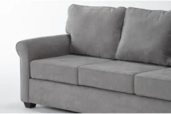 Athos Vintage 86" Queen Sleeper Sofa -Home Furniture 305941 grey fabric sleeper detail 45