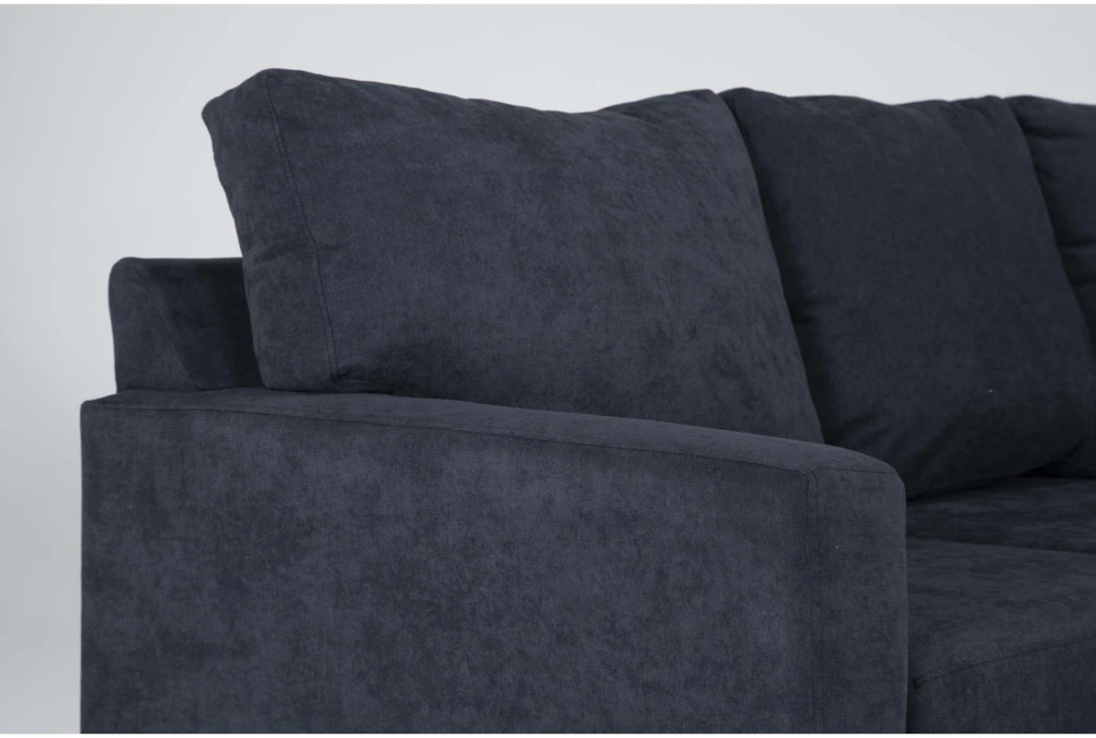 Aramis Midnight Blue 83" Queen Sleeper Sofa With Reversible Chaise 6 Aramis Midnight Blue 83" Queen Sleeper Sofa With Reversible Chaise - Image 6