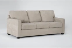 Aramis Cream 83" Queen Sleeper Sofa -Home Furniture 305989 beige fabric sleeper side 18