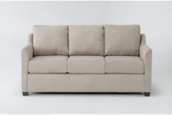 Porthos Cream 72" Full Sleeper Sofa