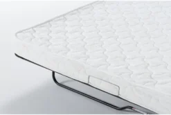 Porthos Cream 80" Queen Sleeper Sofa With Reversible Chaise -Home Furniture 306025 beige fabric reversible sofa chaise detail 44