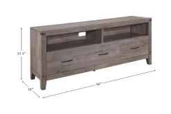 Ellsworth 66" Tv Stand 9 Ellsworth 66" Tv Stand -Home Furniture 306165 grey wood media console detail 45