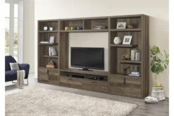 Hazel Dell 64" Tv Stand -Home Furniture 306173 brown wood media console room 85