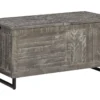 Colt Distressed Gray Storage Trunk