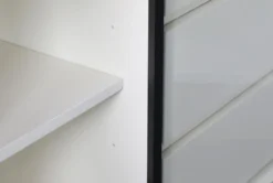 White 3 Drawer 2 Door Sideboard -Home Furniture 307279 white wood cabinet detail 47