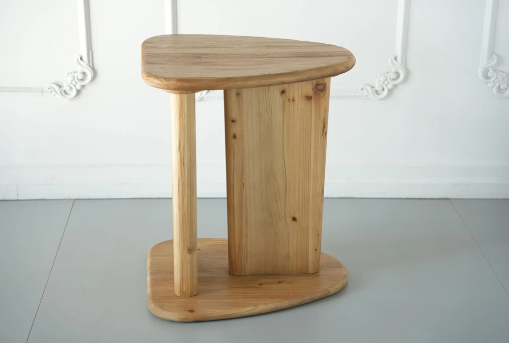 Natural Reclaimed Pine Accent Table 3 Natural Reclaimed Pine Accent Table - Image 3