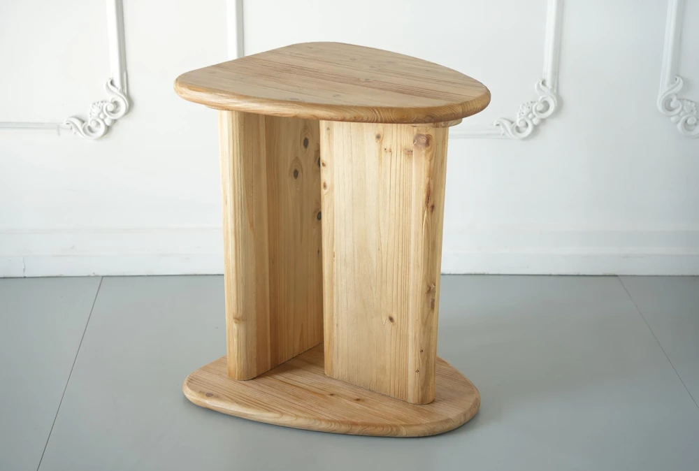 Natural Reclaimed Pine Accent Table 1 Natural Reclaimed Pine Accent Table