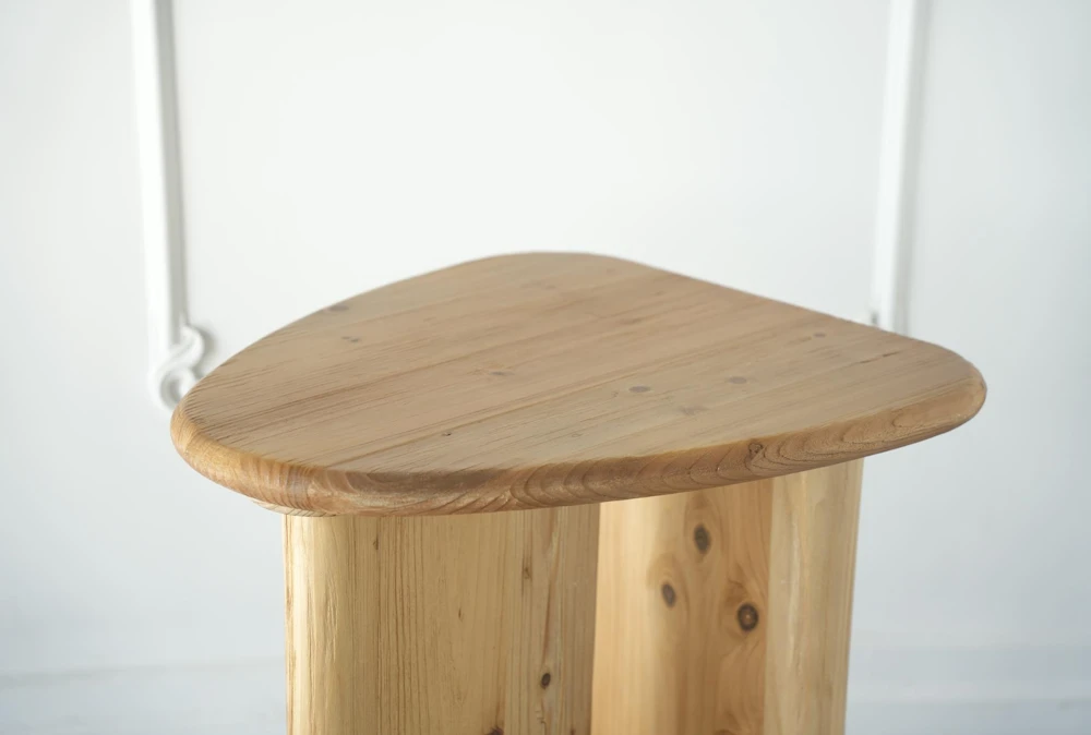 Natural Reclaimed Pine Accent Table 4 Natural Reclaimed Pine Accent Table - Image 4