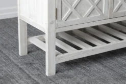 Natural Light Reclaimed Pine 4 Door Sideboard -Home Furniture 307318 natural reclaimed wood buffet detail 45