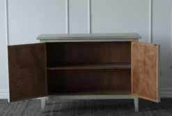 Antique White Reclaimed Pine 2 Door Sideboard -Home Furniture 307349 white reclaimed wood cabinet detail 46