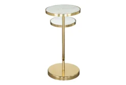 White & Gold Marble Tops Side Table 13 White & Gold Marble Tops Side Table -Home Furniture 307371 detail 45