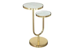 White & Gold Marble Tops Side Table 14 White & Gold Marble Tops Side Table -Home Furniture 307371 detail 46