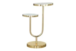 White & Gold Marble Tops Side Table 21 White & Gold Marble Tops Side Table -Home Furniture 307371 detail 52