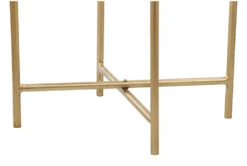 Gray & Gold Marble Top Side Table -Home Furniture 307376 grey metal accent table detail 47