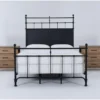 Magnolia Home Trellis Queen Panel 3 Piece Bedroom Set With 2 Scaffold Nightstands By Joanna Gaines