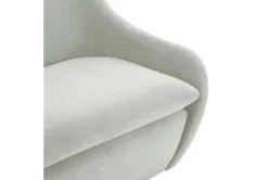 Layne Light Grey Velvet 65" Loveseat -Home Furniture 308730 grey fabric settee detail 44