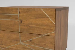 Kyrie Black Full Metal Panel 3 Piece Bedroom Set With Talbert Dresser + 2-Drawer Nightstand -Home Furniture 308922 black metal bedroom set detail 46