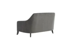 Noel Grey Velvet 64" Loveseat 9 Noel Grey Velvet 64" Loveseat -Home Furniture 309192 grey fabric loveseat back 82