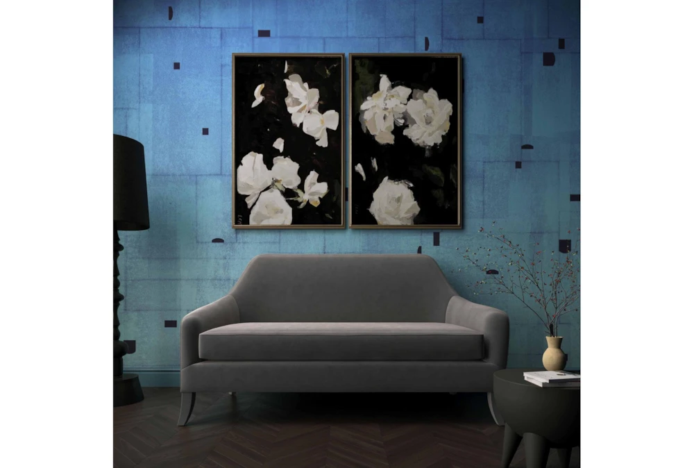 Noel Grey Velvet 64" Loveseat 6 Noel Grey Velvet 64" Loveseat - Image 6