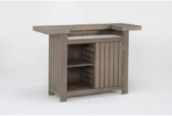 Malaga Outdoor Bar -Home Furniture 309713 grey wood bar cabinet side 18