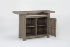Malaga Outdoor Bar -Home Furniture 309713 grey wood bar cabinet side 19