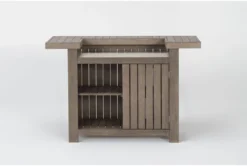 Malaga Outdoor Bar -Home Furniture 309713 grey wood bar cabinet side 21