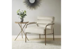 Lennox Accent Chair -Home Furniture 309805 beige wood accent chair room 85