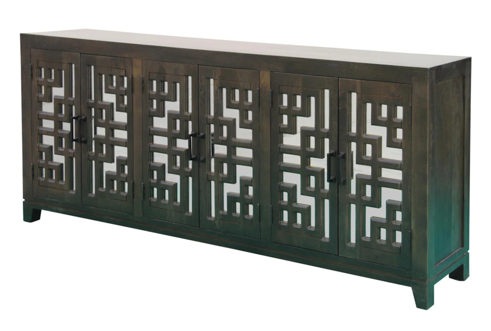 Lattice Fretwork + Mirrored 6 Door Sideboard 1 Lattice Fretwork + Mirrored 6 Door Sideboard