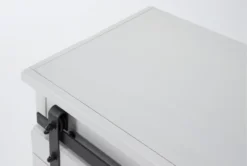 Noah Rustic White 84" Tv Stand -Home Furniture 310182 white wood media console detail 46