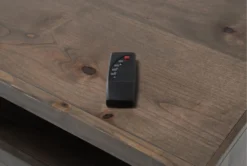 Ducar 84" Fireplace Tv Stand -Home Furniture 310195 brown wood media console detail 46