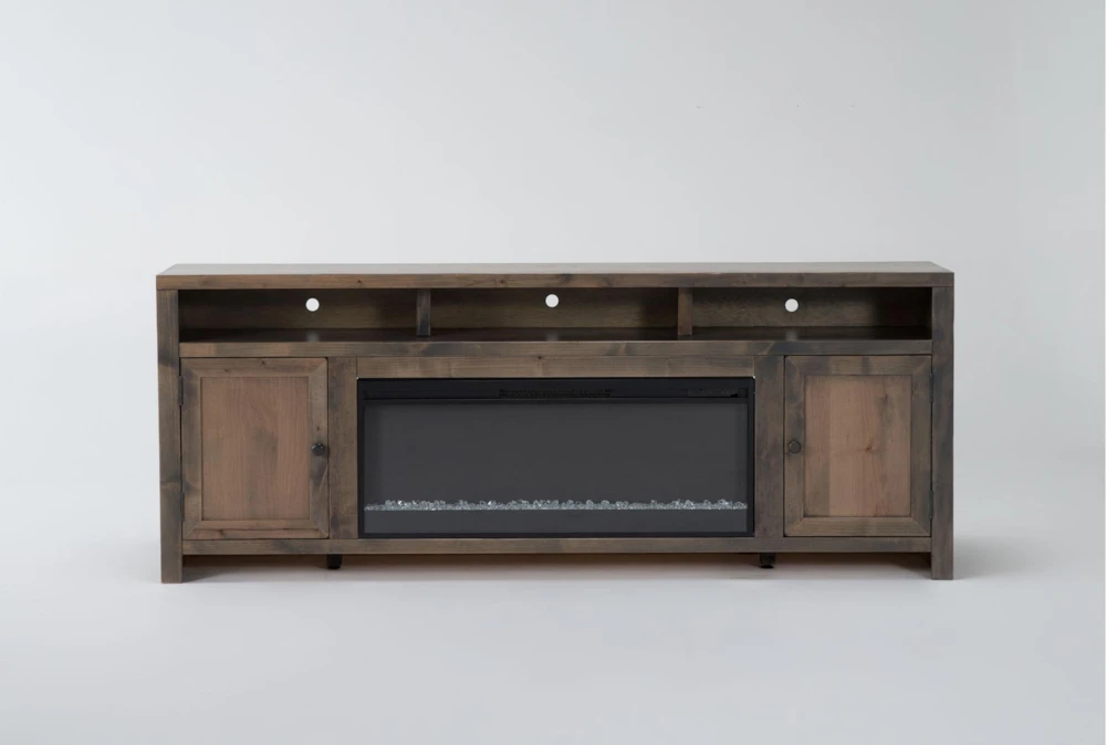 Ducar 84" Fireplace Tv Stand 2 Ducar 84" Fireplace Tv Stand - Image 2
