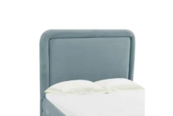 Velma Bluestone King Velvet Upholstered Platform Bed -Home Furniture 310756 detail 44