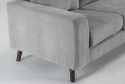 Canela II Dove Loveseat 9 Canela II Dove Loveseat -Home Furniture 311803 grey fabric loveseat detail 45