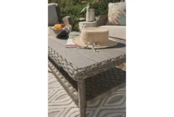 Ridge Outdoor Coffee Table -Home Furniture 311861 brown resin coffee table detail 44
