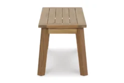 Jani Outdoor Dining Bench -Home Furniture 311866 brown wood dining bench side 14