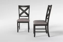 Pollie Dining Side Chair Set Of 2 -Home Furniture 312872 brown fabric dining chair side 20