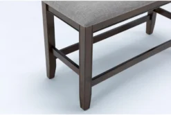 Hyland II 40" Counter Bench -Home Furniture 312992 grey wood counter height bench detail 45