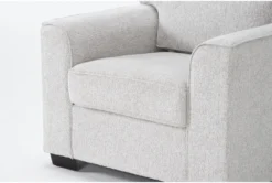 Shea Pepper Chair -Home Furniture 313030 white fabric chair detail 45