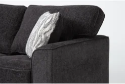 Shea Charcoal Sofa & Chair Set -Home Furniture 313038 grey fabric living room set detail 45