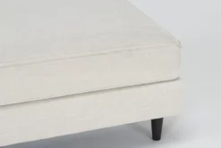 Calais Vanilla Cocktail Ottoman 7 Calais Vanilla Cocktail Ottoman -Home Furniture 313093 white fabric cocktail ottoman detail 44