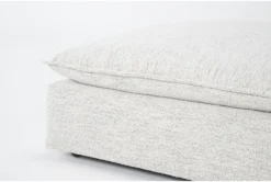 Weekend Ottoman -Home Furniture 313201 white polyester ottoman detail 44