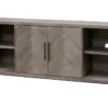 Leona Grey 80" Two Door Tv Stand