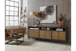 Emory Black 80" Tv Stand -Home Furniture 313284 black wood media console room 85