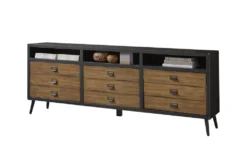 Emory Black 80" Tv Stand
